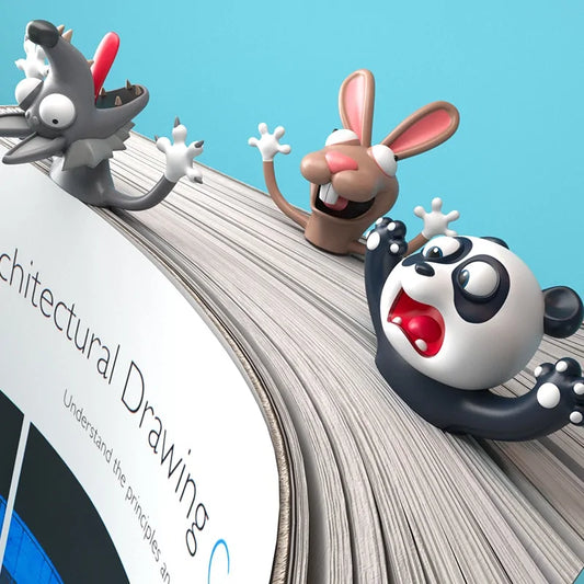 Ouch! - Cute Animal Bookmarks
