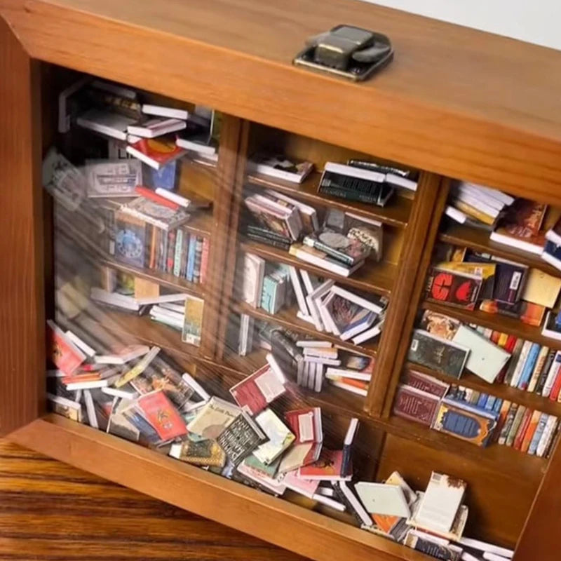 Shelf Shaker - Anti-Anxiety and Stress Relief Wood Bookshelf