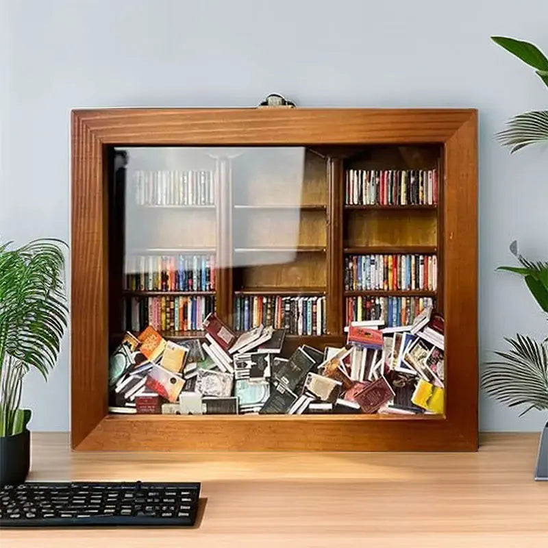 Shelf Shaker - Anti-Anxiety and Stress Relief Wood Bookshelf